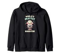 El narrador más bueno del mundo Narrador divertido Kawaii Sudadera con Capucha