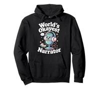 El narrador más bueno del mundo Narrador divertido Kawaii Sudadera con Capucha