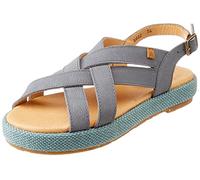 El Naturalista BOSANA, Sandalia Mujer, Vaquero, 42 EU