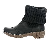 El Naturalista Mujer Botines Yggdrasil, señora Botines,Plantilla Desmontable,Botas,Medias Botas,botín,Plano,Black,37 EU / 4 UK