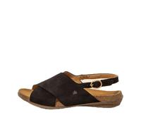 El Naturalista N5558 Wakataua, Sandalias Planas Mujer, Black, 37 EU Ancho
