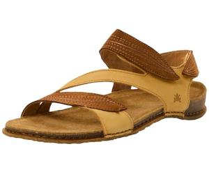 El Naturalista N5810S PANGLAO, Sandalias Planas Mujer, Honey-Cuero, 38 EU Ancho