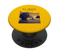 El Nido Palawan Filipinas Atardecer PopSockets PopGrip Adhesivo