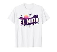 El Nido Palawan - Recuerdo Retro de la Isla de Filipinas Camiseta