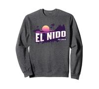 El Nido Palawan - Recuerdo Retro de la Isla de Filipinas Sudadera