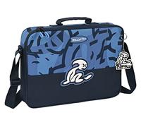 EL NIÑO Bahia - Cartera Extraescolares, Maletín Portatodo, Bandolera, Cómoda y Versátil, Calidad y Resistencia, 38x6x28 cm, Color Azul