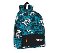 EL NIÑO Ocean - Day Pack Infantil, Mochila Infantil, Alta Calidad, Máxima Resistencia, Cómoda y Versátil, 33x15x42 cm, Color Azul y negro