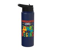 El nivel de jardín de infantes comienza 100 días de escuela Master Builder Stainless Steel Insulated Water Bottle