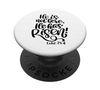 Él no está aquí, ha resucitado versículo de la Biblia Mujeres Lucas Escritura PopSockets PopGrip Adhesivo