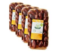 EL NOGAL Frutas Deshidratadas Dátiles Sin Hueso Bandeja, 200 G (Paquete de 4)