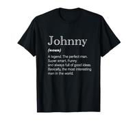 El nombre es Johnny Funny Man Definición personalizada Camiseta