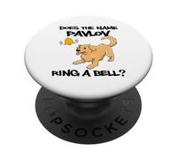 ¿El Nombre Pavlov Suena una Campana condicionamiento clásico PopSockets PopGrip Adhesivo