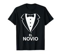El Novio Despedida Soltero Humor Boda Traje Elegante Fiesta Camiseta