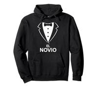 El Novio Despedida Soltero Humor Boda Traje Elegante Fiesta Sudadera con Capucha