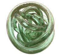 El nudo del amor diámetro 14 cm verde purpurina