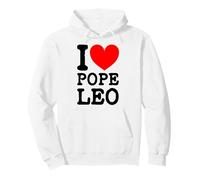 El Nuevo Papa León XIV Amo al Papa León I (Corazón) Papa León Sudadera con Capucha