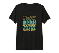El Nuevo Plan de lección de Este Maestro Corriendo senderos Camiseta Premium