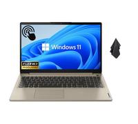 El nuevo portátil Lenovo Ideapad 3i, pantalla táctil FHD de 15.6", Intel Core i3-1115G4 3.0GHz (Beat Ryzen 7 3750H), 8GB RAM, 256GB PCIe SSD, HDMI, WiFi+Bluetooth, cámara web HD, lector de huellas dactilares, Win11, arena