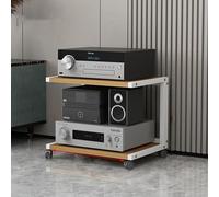 El o-VideoStand es un Moderno Mueble Vertical con Ruedas para Equipos audiovisuales, diseñado para Tocadiscos. Fabricado en Madera, es Ideal para Salas de Estar, Salas de Juegos y Estudios d