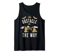 El obstáculo es el Camino Positivo Diciendo Citas motivacionales Camiseta sin Mangas