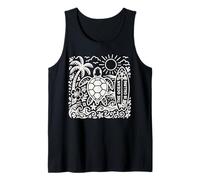 El océano está llamando ama tortuga marina verano playa Boho Surf Camiseta sin Mangas