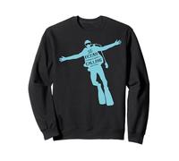 El Océano Está Llamando Buceo Aventura Amante Vintage Sudadera