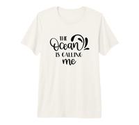El Océano Me Está Llamando Vacaciones Playa Verano Mar Camiseta Premium