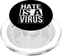 El odio es una declaración de igualdad racial virus PopSockets PopGrip para MagSafe