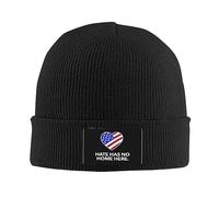 El Odio No Tiene Hogar Aquí Mujer Hombre Slouch Gorrita Moderno Gorra Holgado Elástico Gorro De Invierno para Esquí Deporte Ciclismo