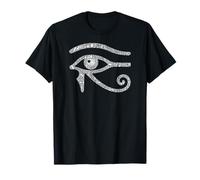 El Ojo de Horus Compuesto por jeroglíficos Impresión Blanca Camiseta