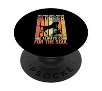 El Olor a Caballo de Tierra y la Baba de Perro Siempre Son Buenos para el Sou PopSockets PopGrip Adhesivo