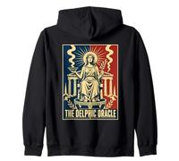 El Oráculo de Delfos Mitología Pagana Griega Antigua Sudadera con Capucha