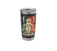El Oráculo de Delfos Mitología Pagana Griega Antigua Vaso térmico de acero inoxidable de doble pared