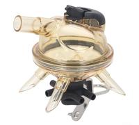 El ordeño de la vaca hizo el sistema multi del colector simple con la tapa transparente para el seguimiento fácil del flujo de la leche