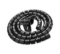 El organizador de alambre flexible con un componente fuerte evita un escritorio desordenado y protege los cables de daños. Estructura de gestión de cables