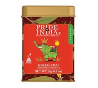 El orgullo de la India Tulsi Chai té de hierbas BOLSAS- 2 unidades (50 bolsitas de té) - Té de hierbas sin cafeína - Spiced Chai calmante y refrescante - El confortar el resfriado común, relaja la mente y el cuerpo, etc.
