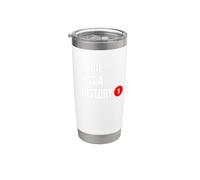 El orgullo tiene historia - NYC Christopher Street Gay LGBTQ Vaso térmico de acero inoxidable de doble pared
