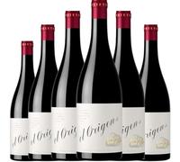 El Origen Prieto Pariente, vino tinto español con cuerpo y sabor intenso, ideal para maridar carnes y platos tradicionales. Sirve entre 14º y 16ºC para mejor disfrute.| 6 botellas
