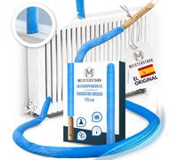 EL Original Cepillo Limpia Radiadores Calefaccion 115cm I Plumero Radiadores Calefacción sin Arañazos I Funda de Cepillo Lavable I Cepillo Radiadores Calefaccion Aire - Azul