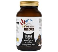 El Oro de los Andes Maca Negra Ecológica 90 Cápsulas - Complemento alimenticio - 2100 mg de maca negra por dosis diaria