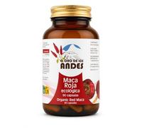 El Oro de los Andes Maca Roja Ecológica 90 Cápsulas - Complemento alimenticio - 2100 mg de maca roja por dosis diaria