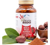 El Oro de los Andes Maca Roja Orgánica 90 Cápsulas - 2100mg por Dosis - Raíz de Maca Roja Ecológica - Suplemento Natural para Energía y Bienestar