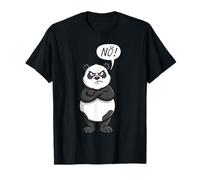 El Oso Panda Dice nö Significa Que no Dicho contra Todo Anti-Meinung Camiseta