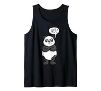 El Oso Panda Dice nö Significa Que no Dicho contra Todo Anti-Meinung Camiseta sin Mangas