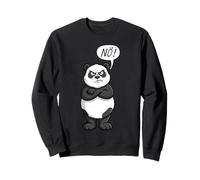 El Oso Panda Dice nö Significa Que no Dicho contra Todo Anti-Meinung Sudadera