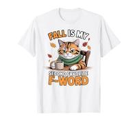 El otoño es mi Segundo Gato Divertido Favorito de F Word Camiseta