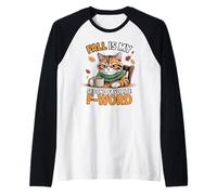 El otoño es mi Segundo Gato Divertido Favorito de F Word Camiseta Manga Raglan