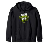 El Pádel Me Obligó A Hacerlo - Un Jugador De Pádel Divertido Sudadera con Capucha