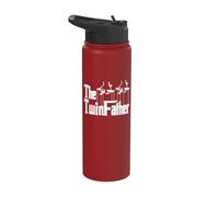 El Padre Gemelo Divertido Padre de Gemelos Funny Dad Día del Padre Stainless Steel Insulated Water Bottle