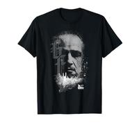 El Padrino Vito Corleone Cabeza Ciudad Horizonte Silueta Camiseta
